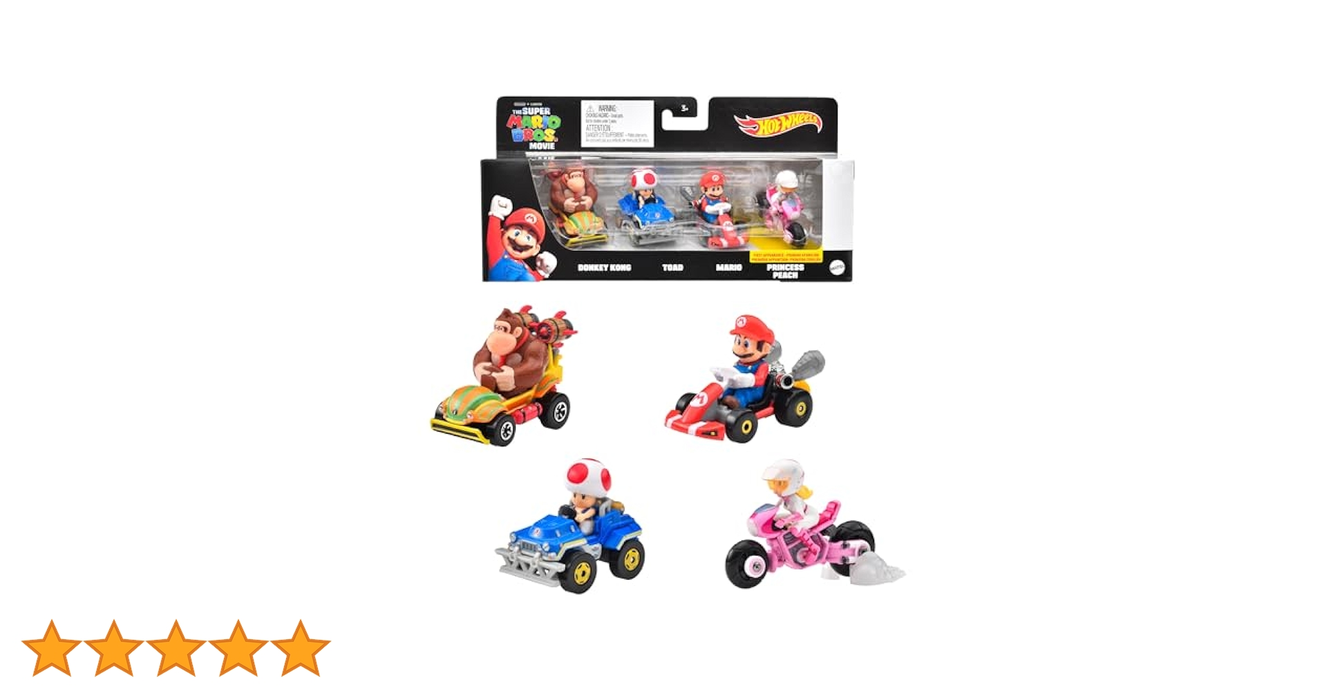 ホットウィール マリオカート　4パック　　3箱まとめ売り　バラ売り不可 Amazon | ホットウィール(Hot Wheels) マリオカート 4パック 【3
